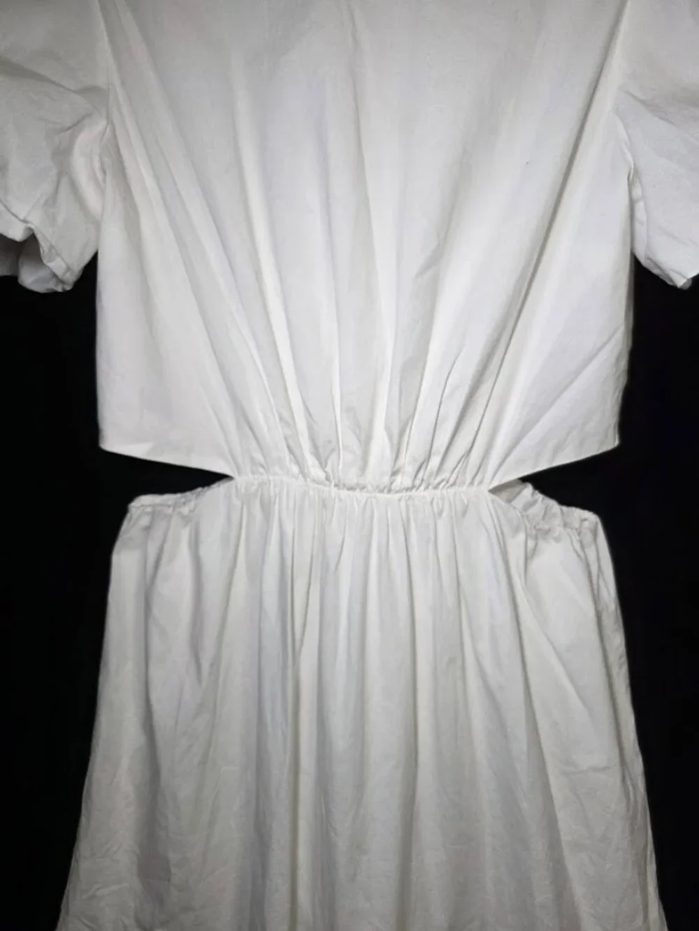 WAYF Plaza Cut Out Tiered Maxi Dress S